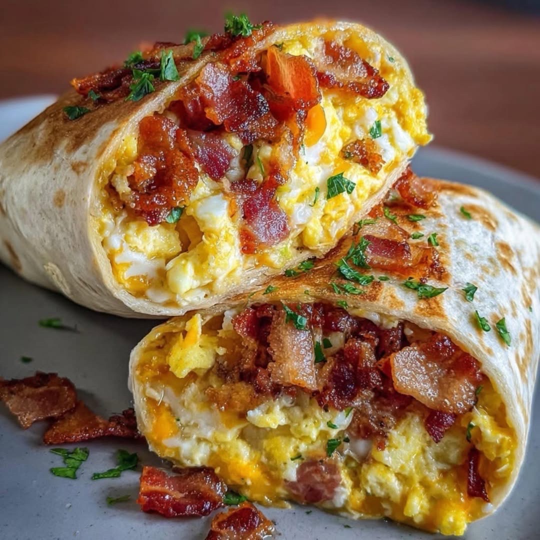 Bacon, Egg & Cheese Breakfast Burrito