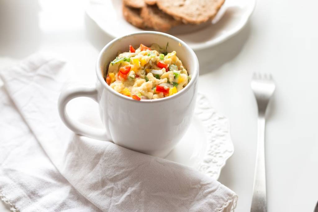 Microwaved Egg-Omelette-In-A-Mug
