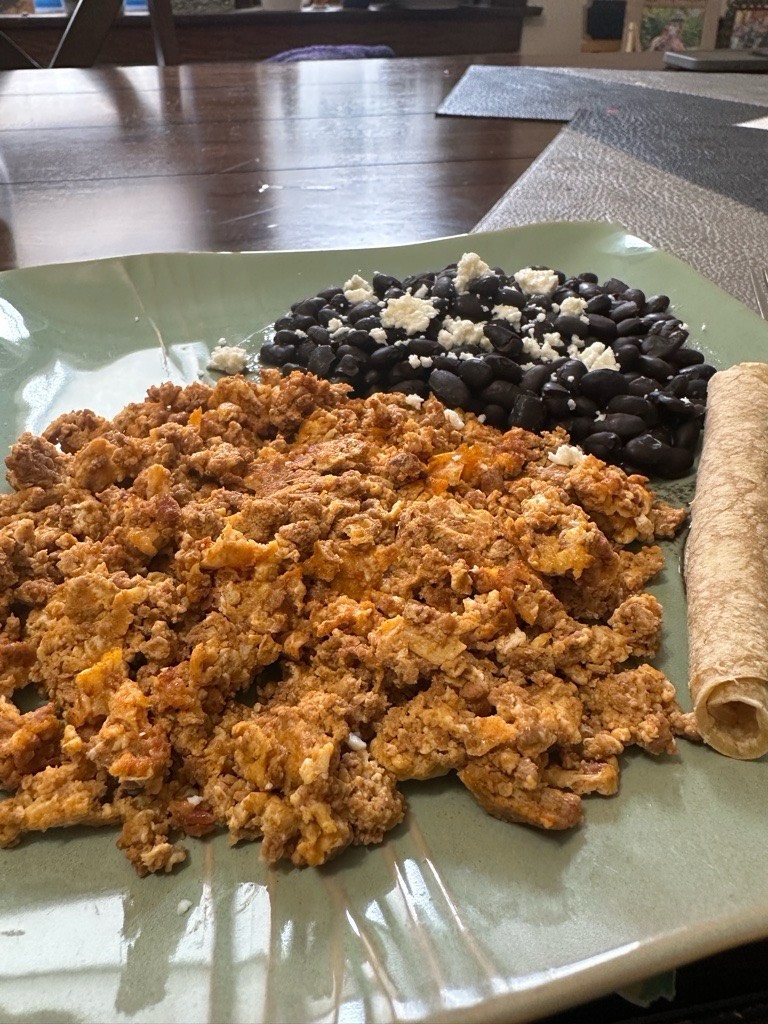 Eggs with Chorizo