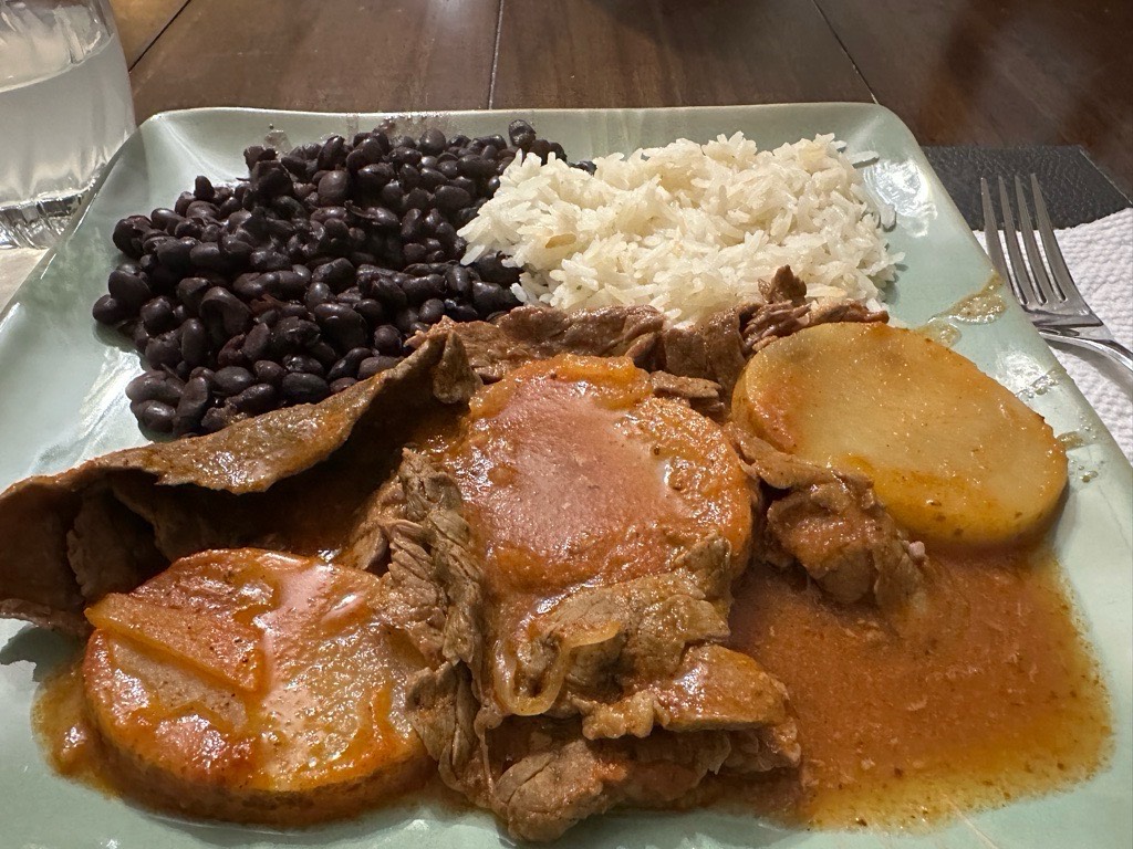Bistec con Papas